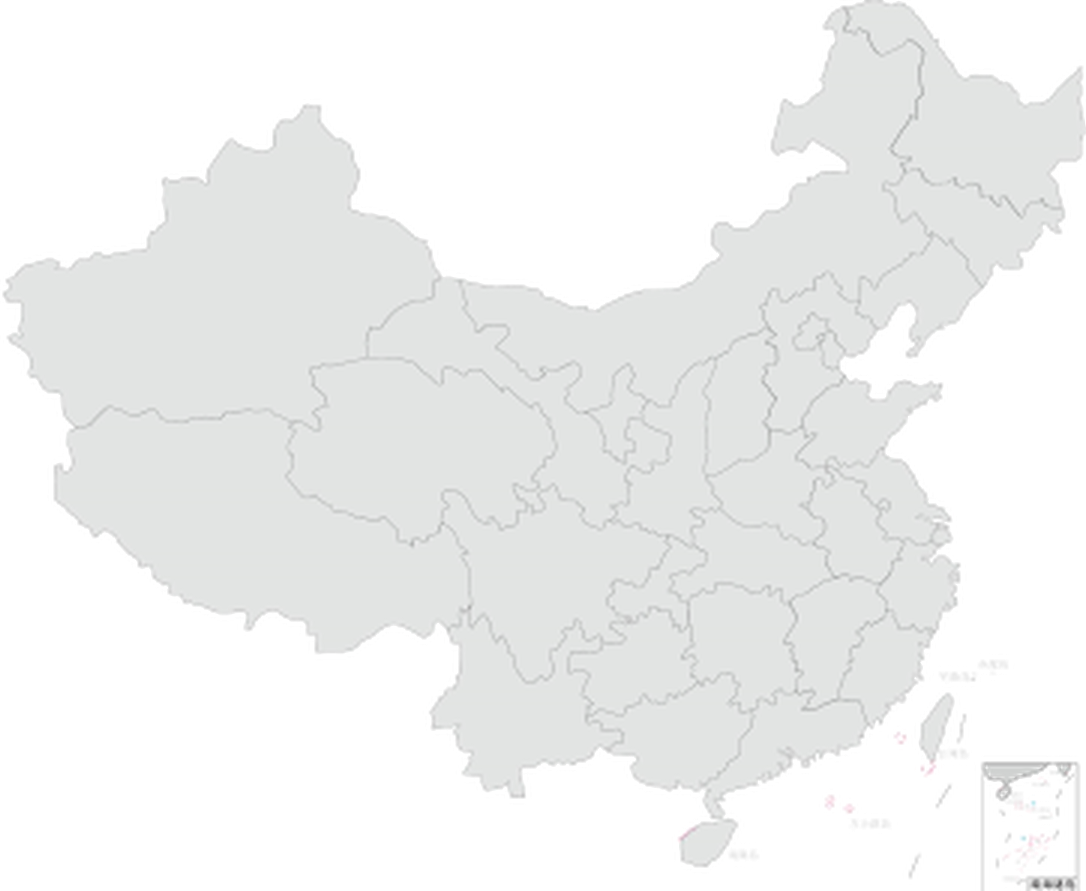 中国地图及深圳基地位置